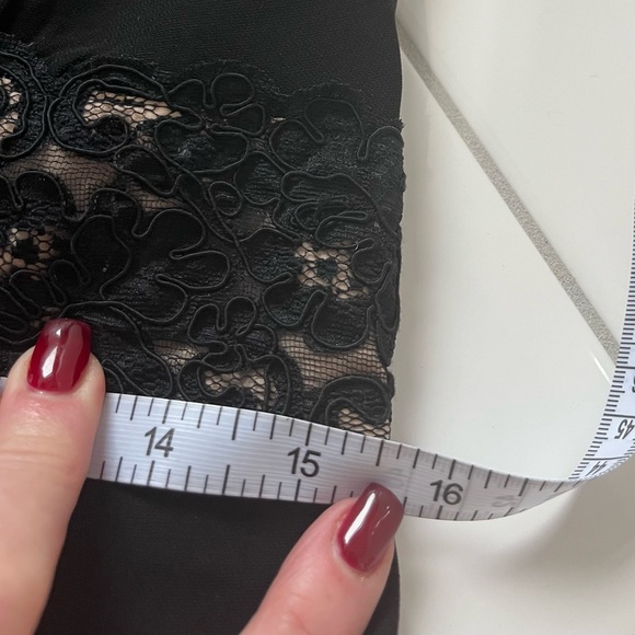 Jones New York Black Halter Dress with Lace Detail - Picture 6 of 8